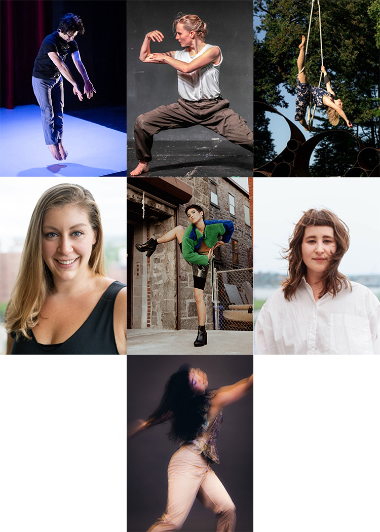 A collage of the seven Next Steps for Boston Dance recipients