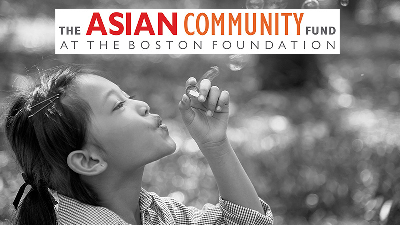 Asian Community Fund image girl blowing bubbles
