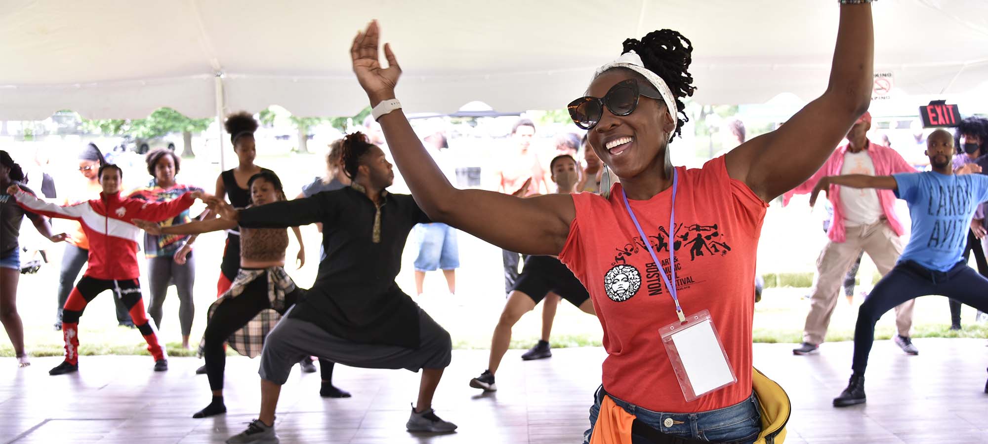 BAMSFest dancer banner