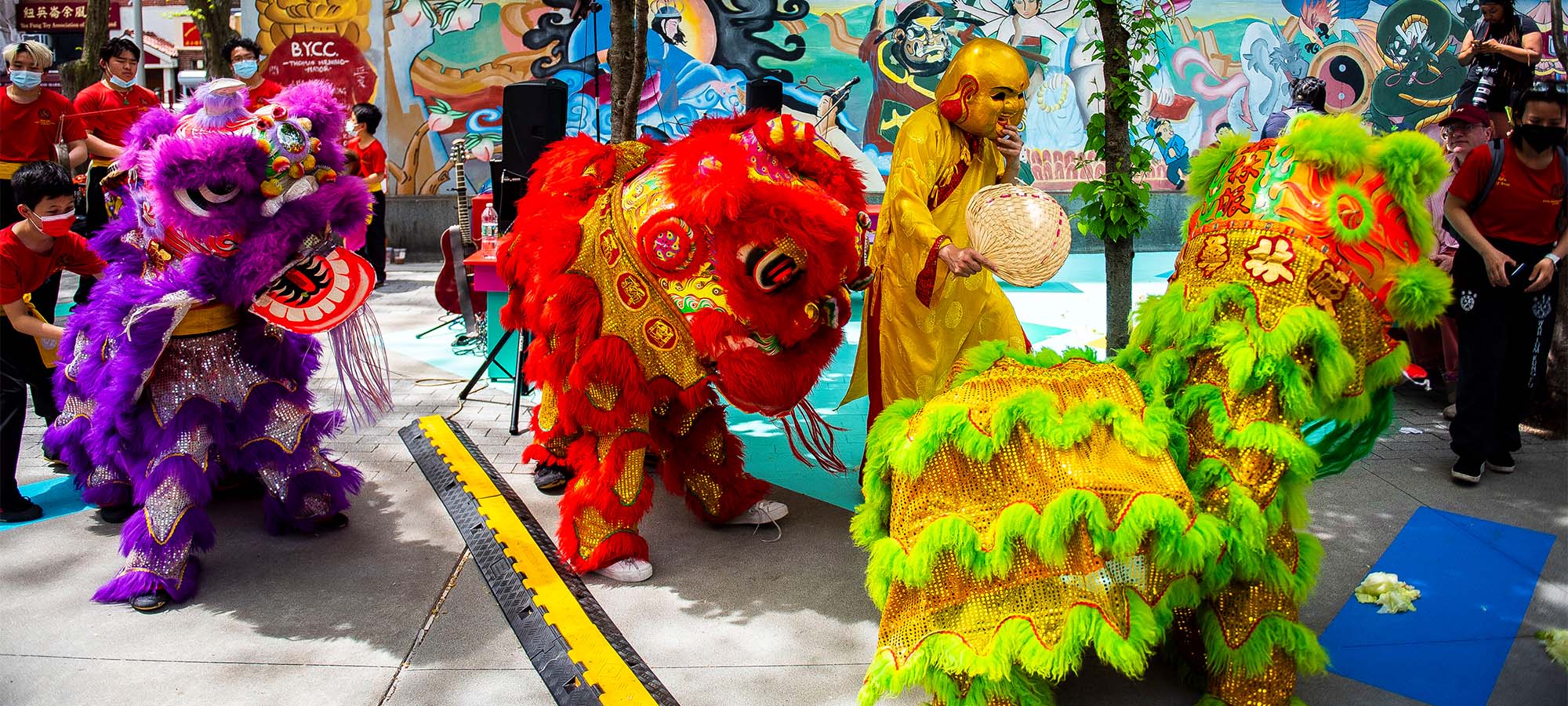 Pao Center dragon dance banner