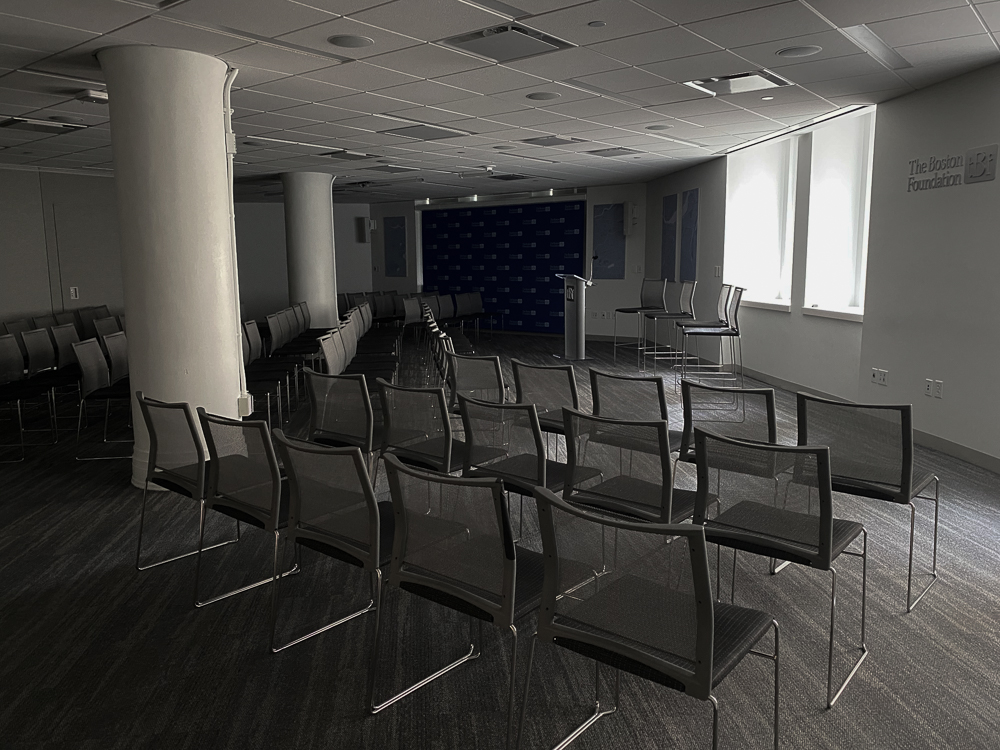 empty conference space