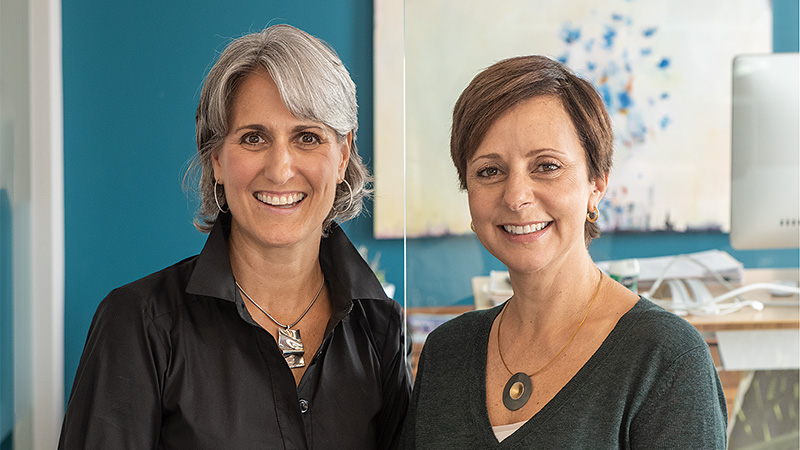 Lydia Icke and Melora Balson