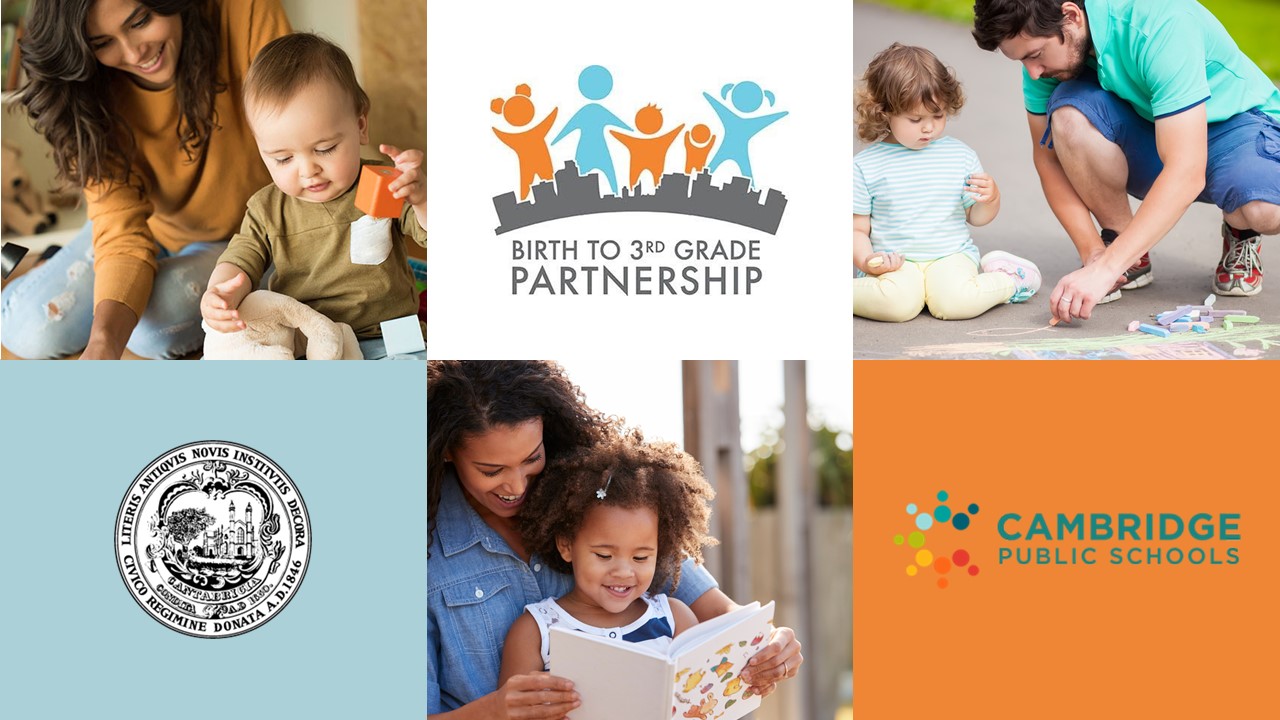 Title slide for a presentation on Birth to 3rd Grade Partnership of Cambridge Public Schools