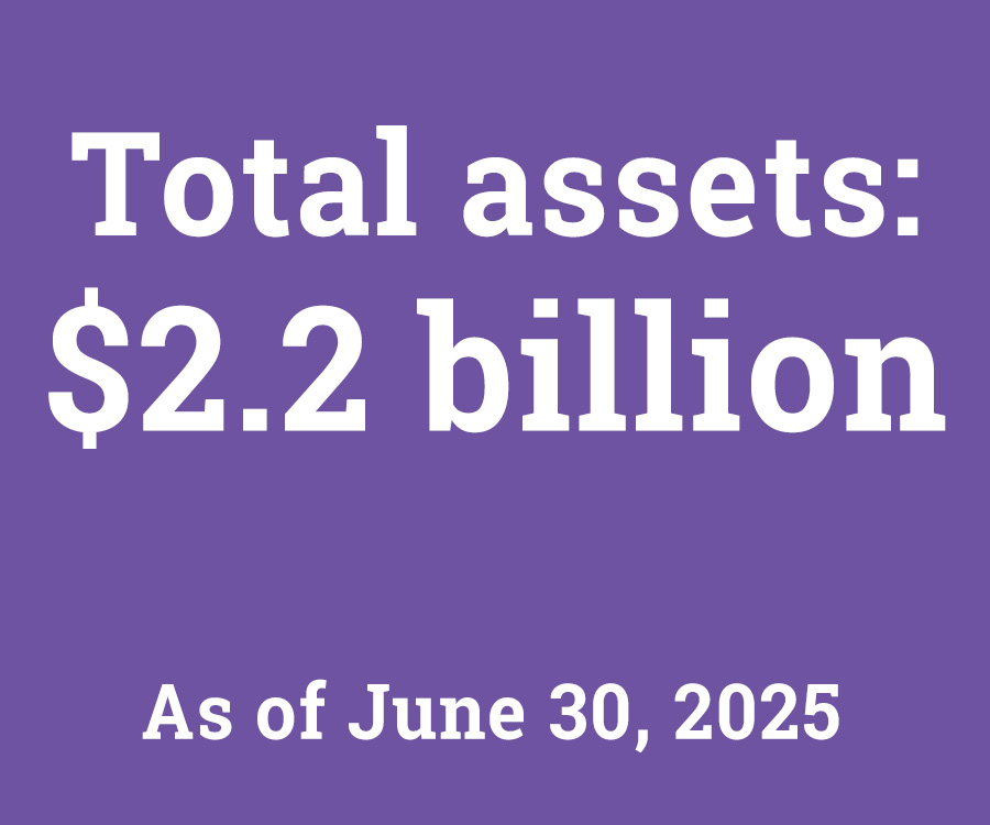 Total assets 2.2 billion as of June 30