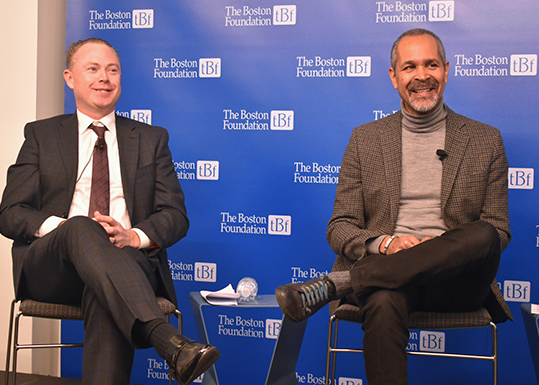 Bill Forry and Yawu Miller