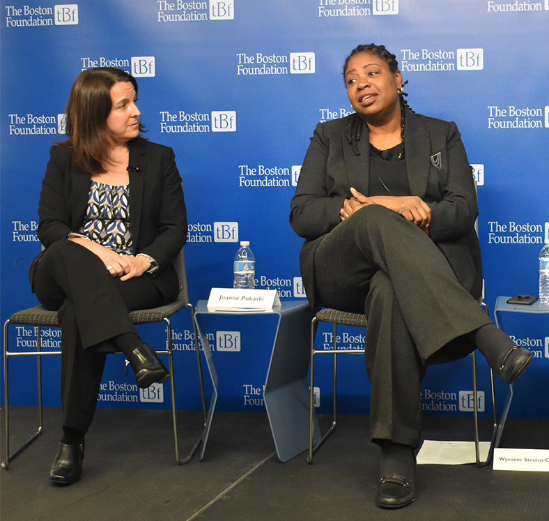 Joanne Pokaski and Wyvonne Stevens-Carter