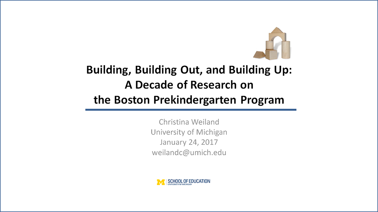 Early Childhood Weiland slides