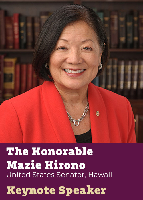 Sen Mazie Hirono ACF Gala Keynote speaker