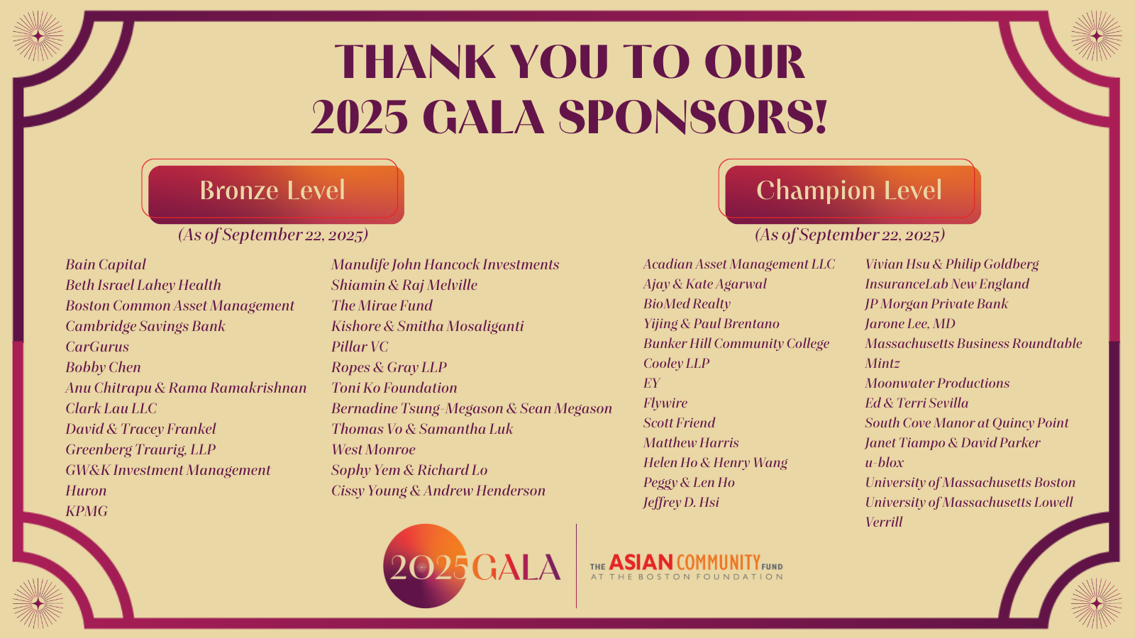 ACF Gala sponsor logos