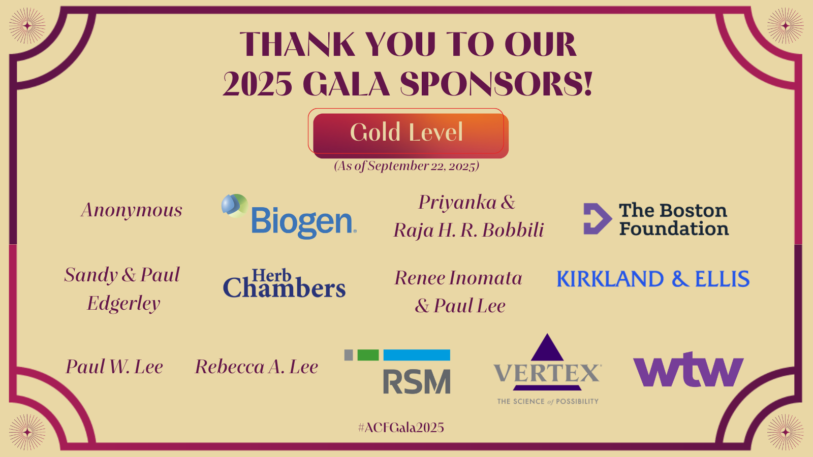 ACF Gala sponsor logos