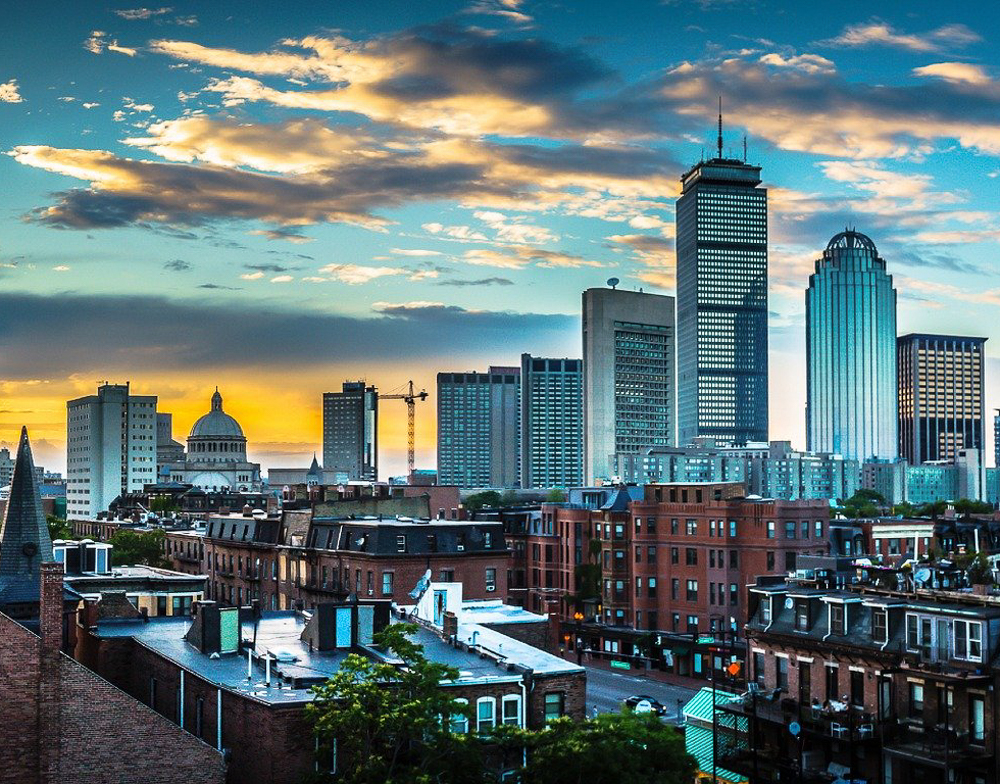 Boston skyline COVID Fund