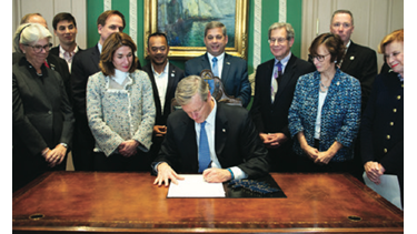 Civics bill signing