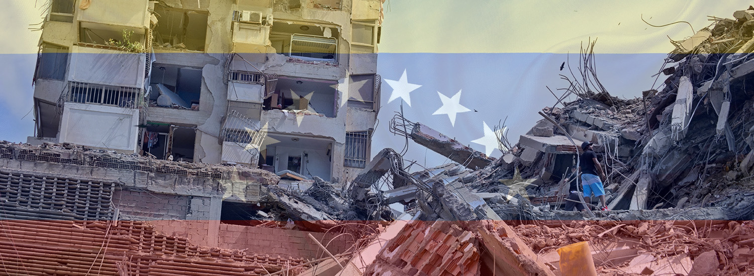 Mass United for Venezuela quake banner