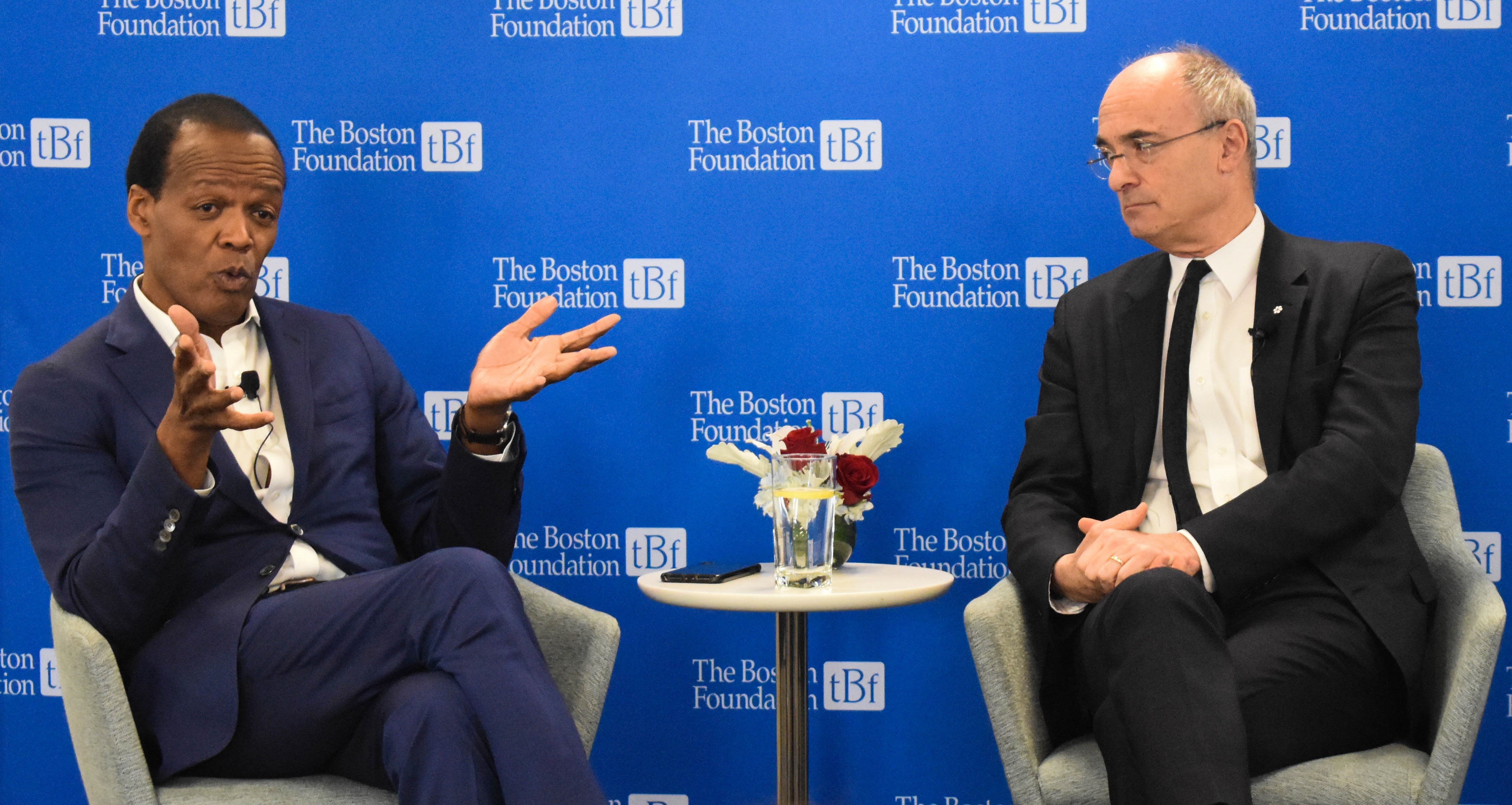 Lee Pelton and Matthew Teitelbaum