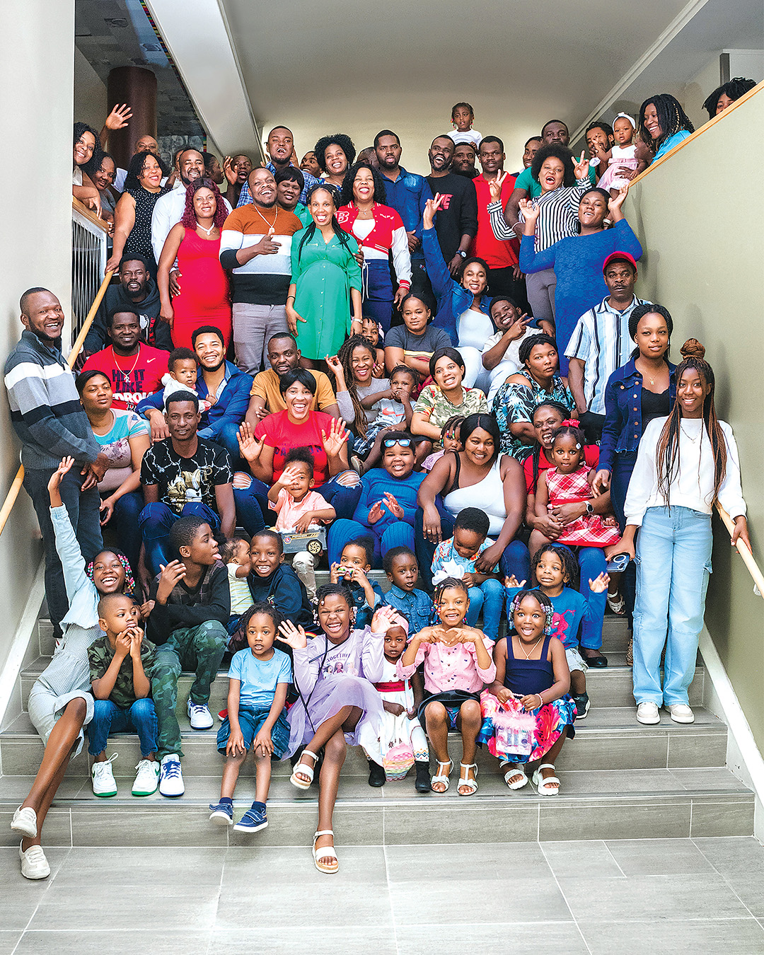 Families from Black Refugee and Immigrant Community Coalition (BRICC). during a training day at the Y. Photo: BEseen Photography