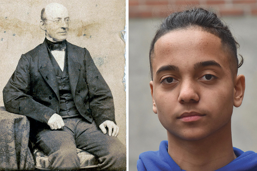 William Lloyd Garrison and Luigi Bianchi