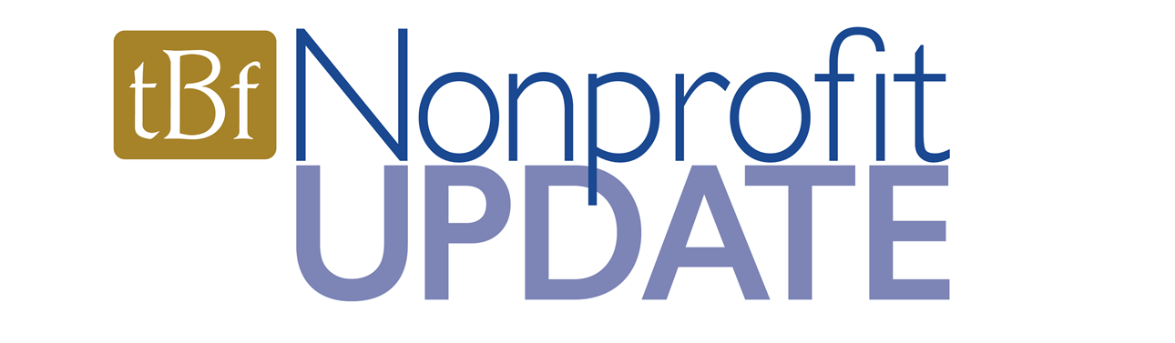 Nonprofit Update header
