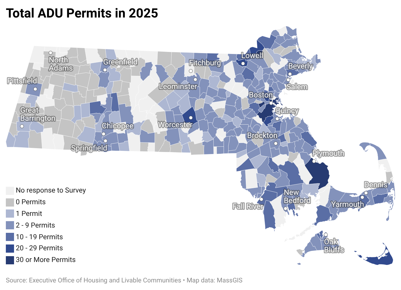 Total ADU permits map