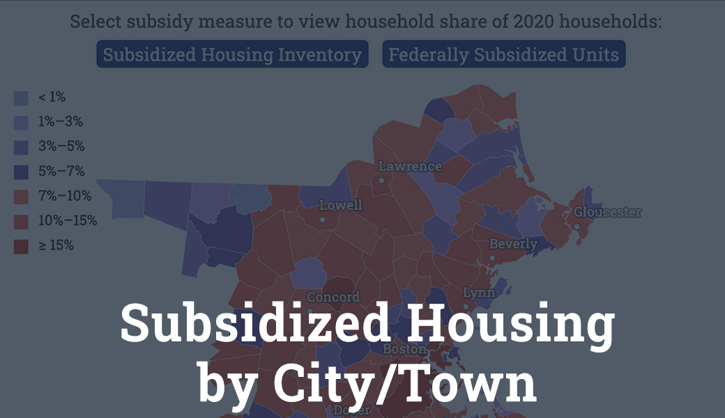 Subsidized Housing by City and Town