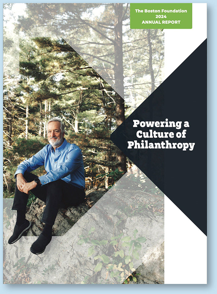 tBF Annual Report Cover with dropshadow