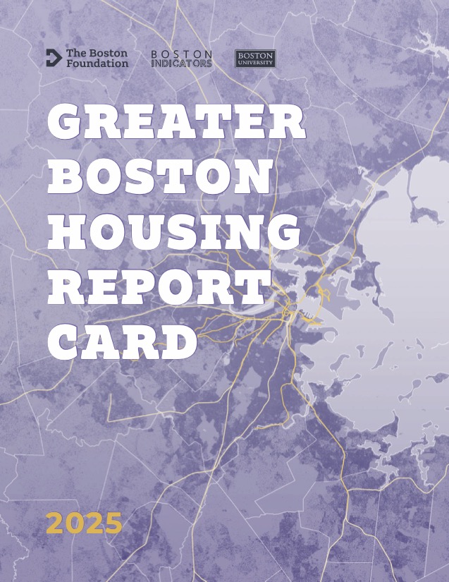 2025 Greater Boston Housing Report Card cover