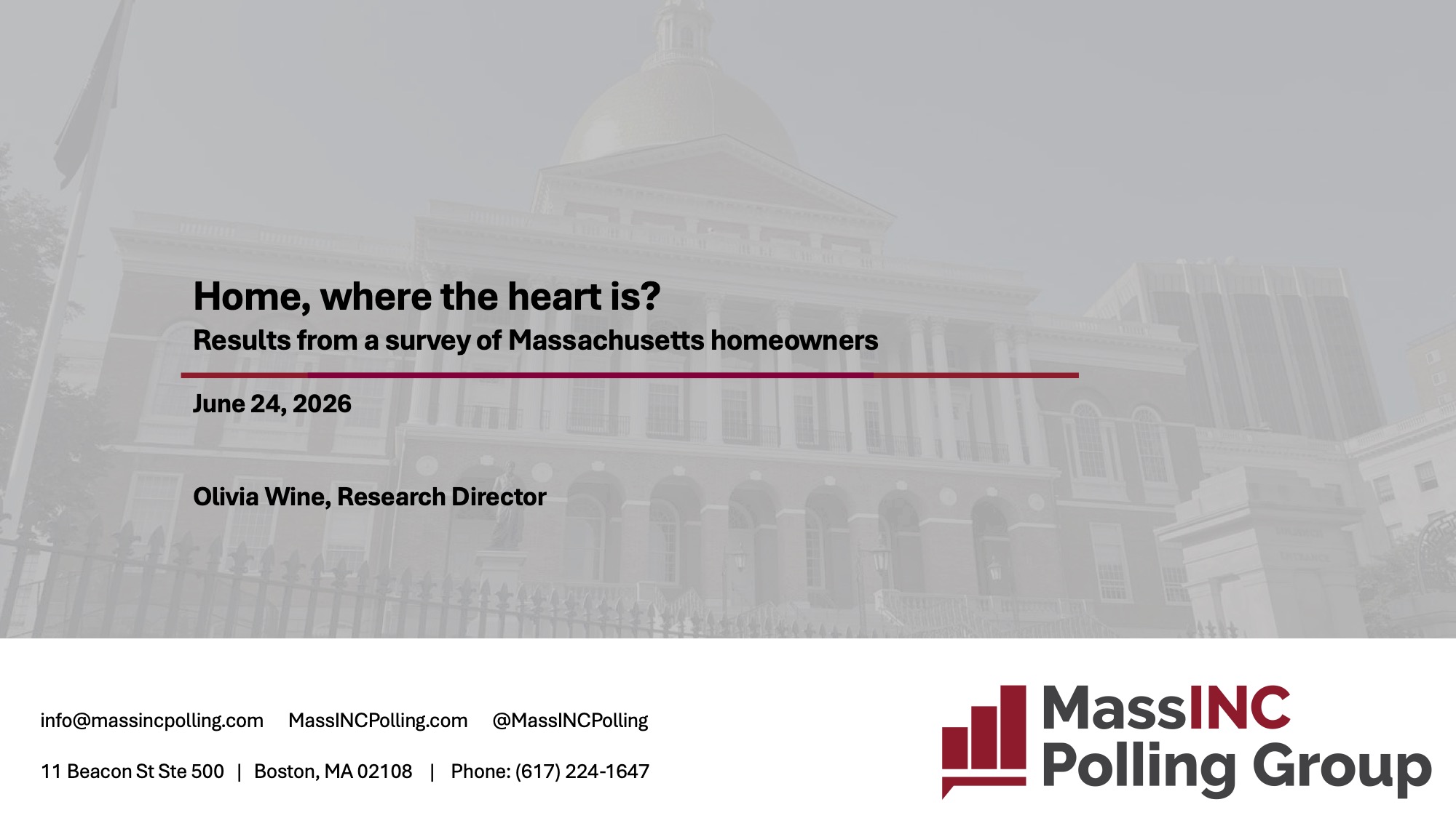 Title slide for homeownershp survey
