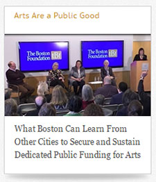 Public Funding for Arts forum